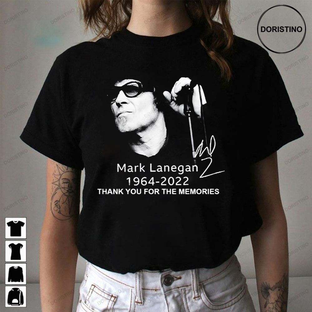 Mark Lanegan 1964 Thank You For The Memories Limited Edition T-shirts